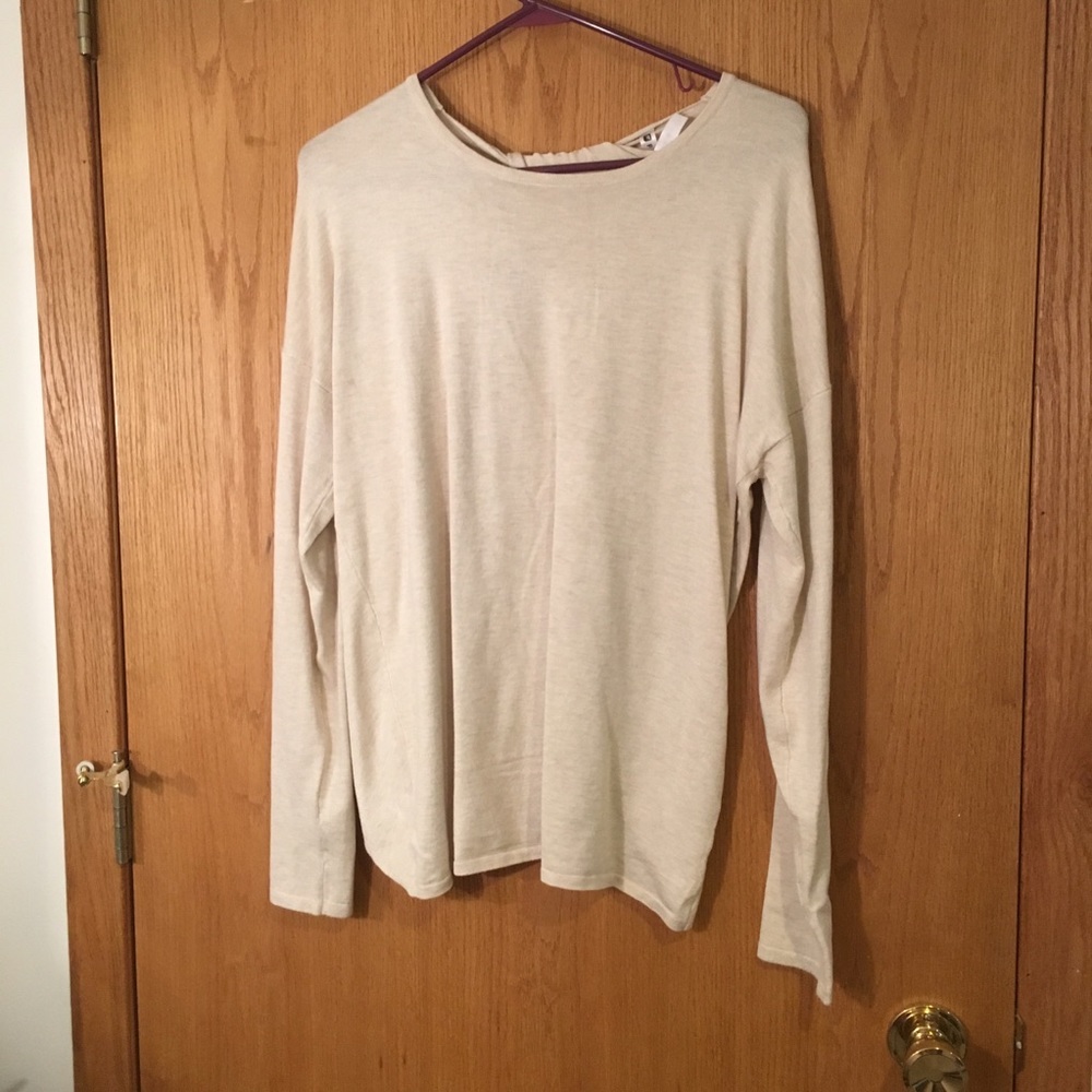 Fabletics open back sweater
